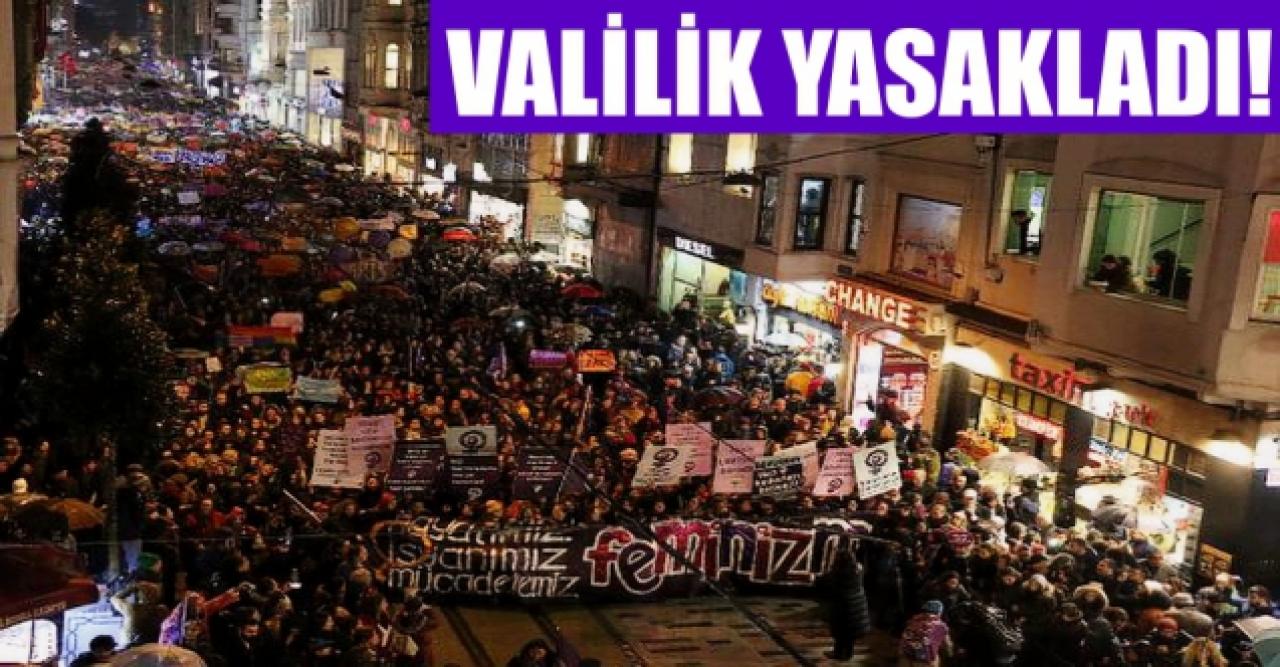 8 Mart kadın yürüşüne valilikten yasak