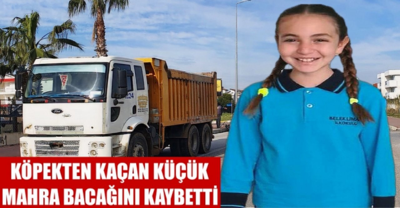 Köpekten kaçan küçük Mahra bacağını kaybetti