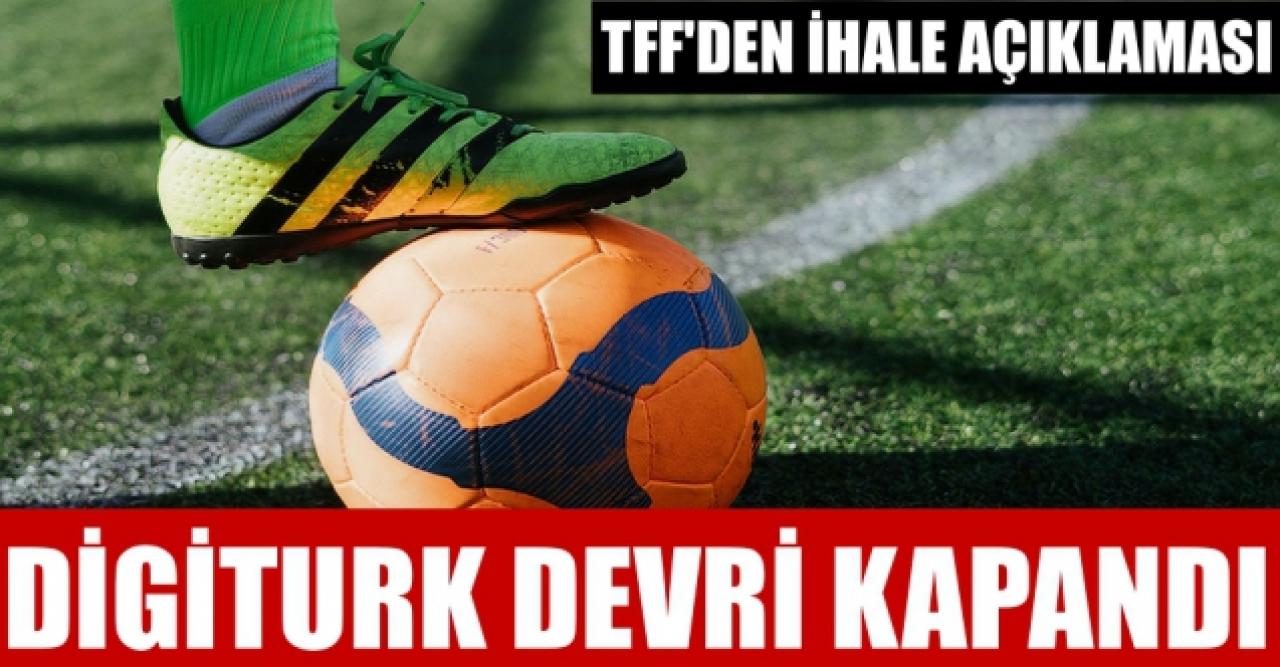 TFF'den yayın ihalesi açıklaması!