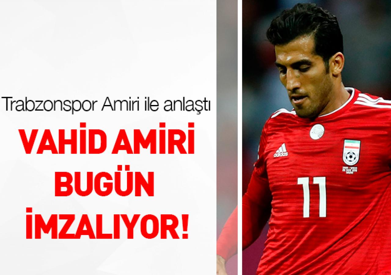 Vahid Amiri imzalıyor