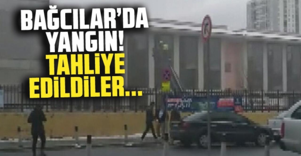 Bağcılar'da yangın! İşçiler tahliye edildi