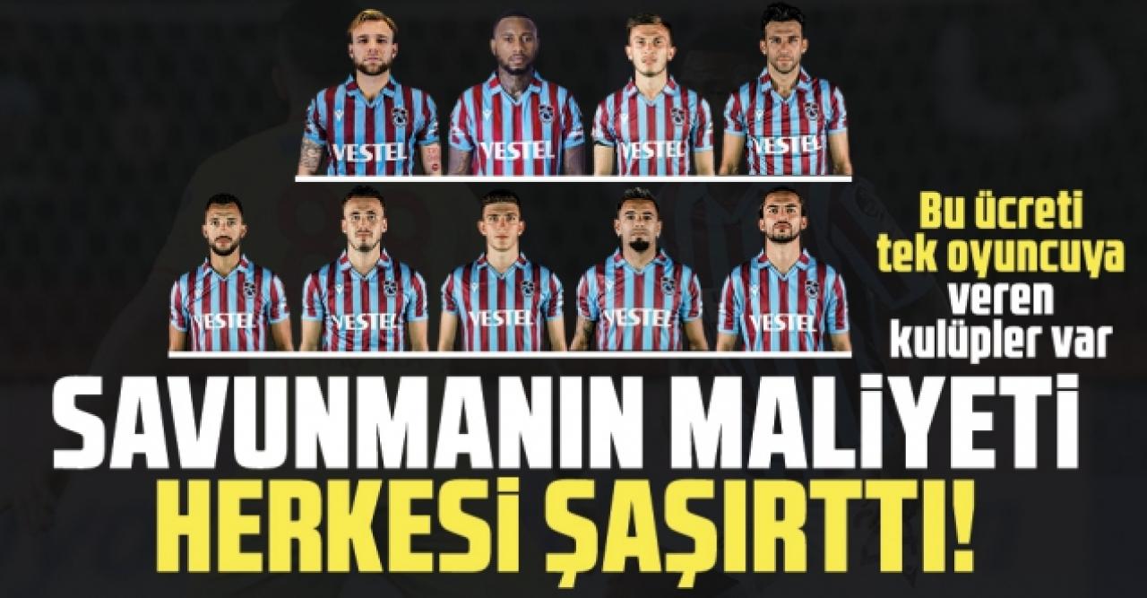 Lige ambargo koyan Trabzonspor'un savunmasına harcadığı para şaşırttı!