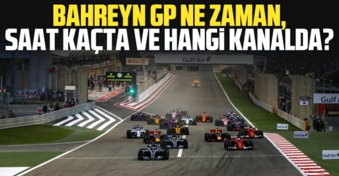 Formula 1 2022 Bahreyn (GP) yarışı ne zaman saat kaçta ve hangi kanalda?