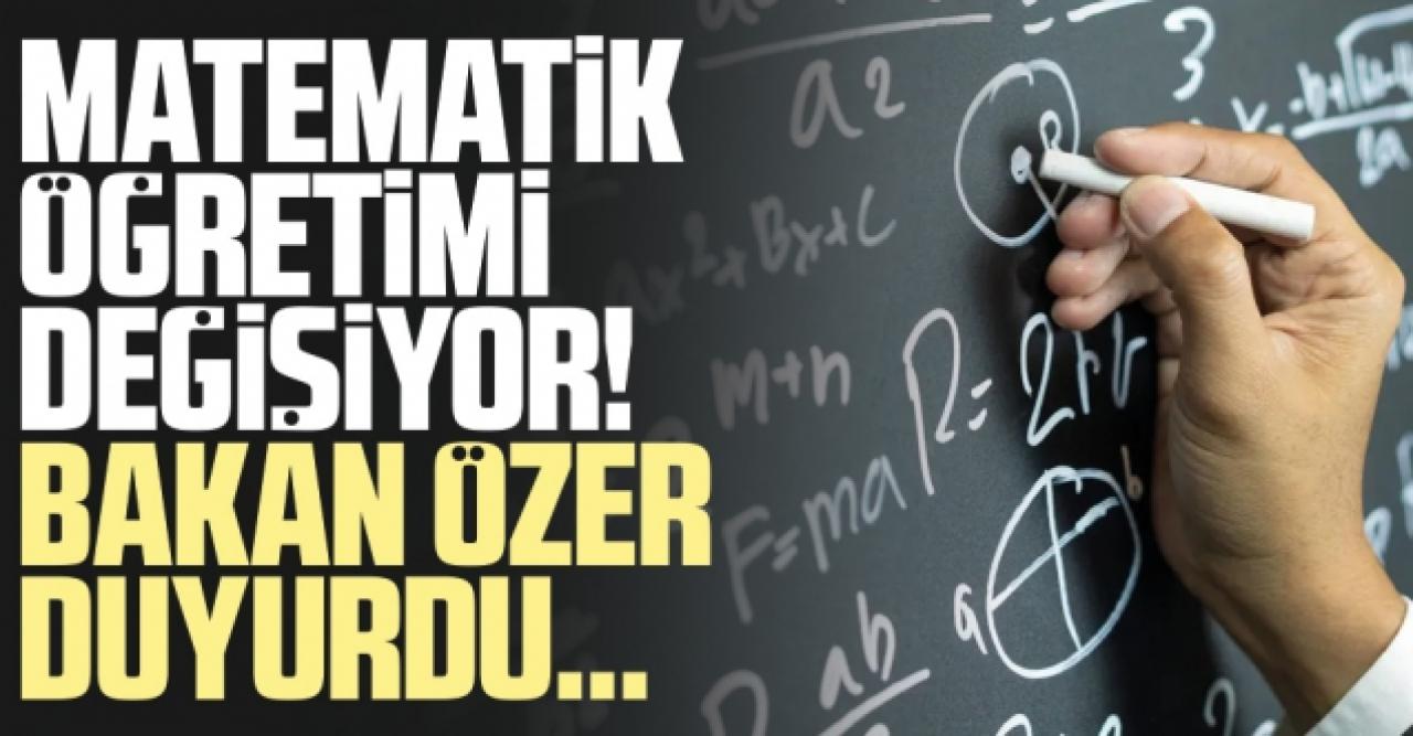 Okullarda matematik öğretimi değişiyor: İşte yeni sistemin detayları!