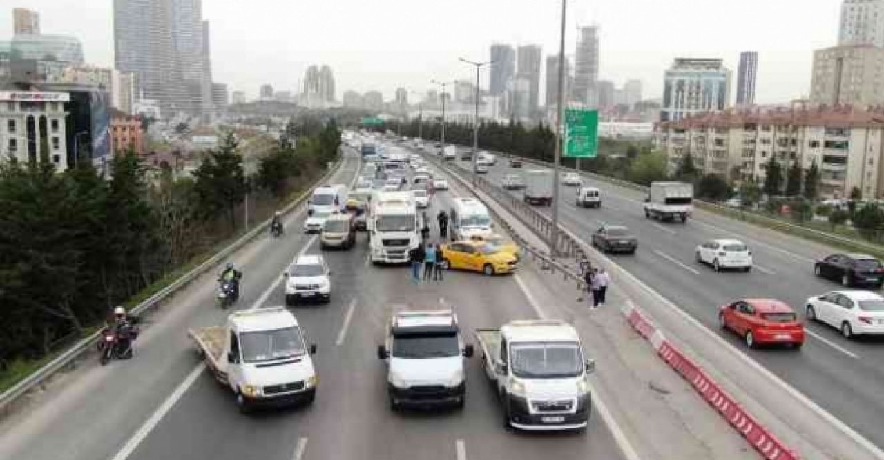 Ataşehir'de zincirleme kaza