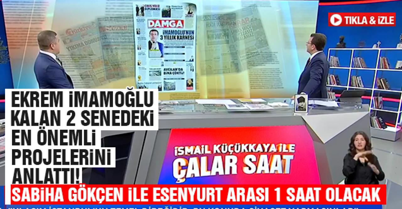 Ekrem İmamoğlu: Sabiha Gökçen Havalimanı - Esenyurt arası 1 saat olacak