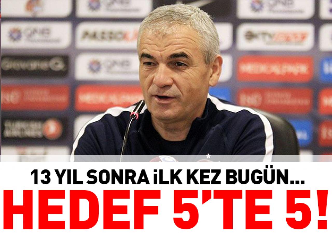 Trabzonspor'un hedefi 5'te 5