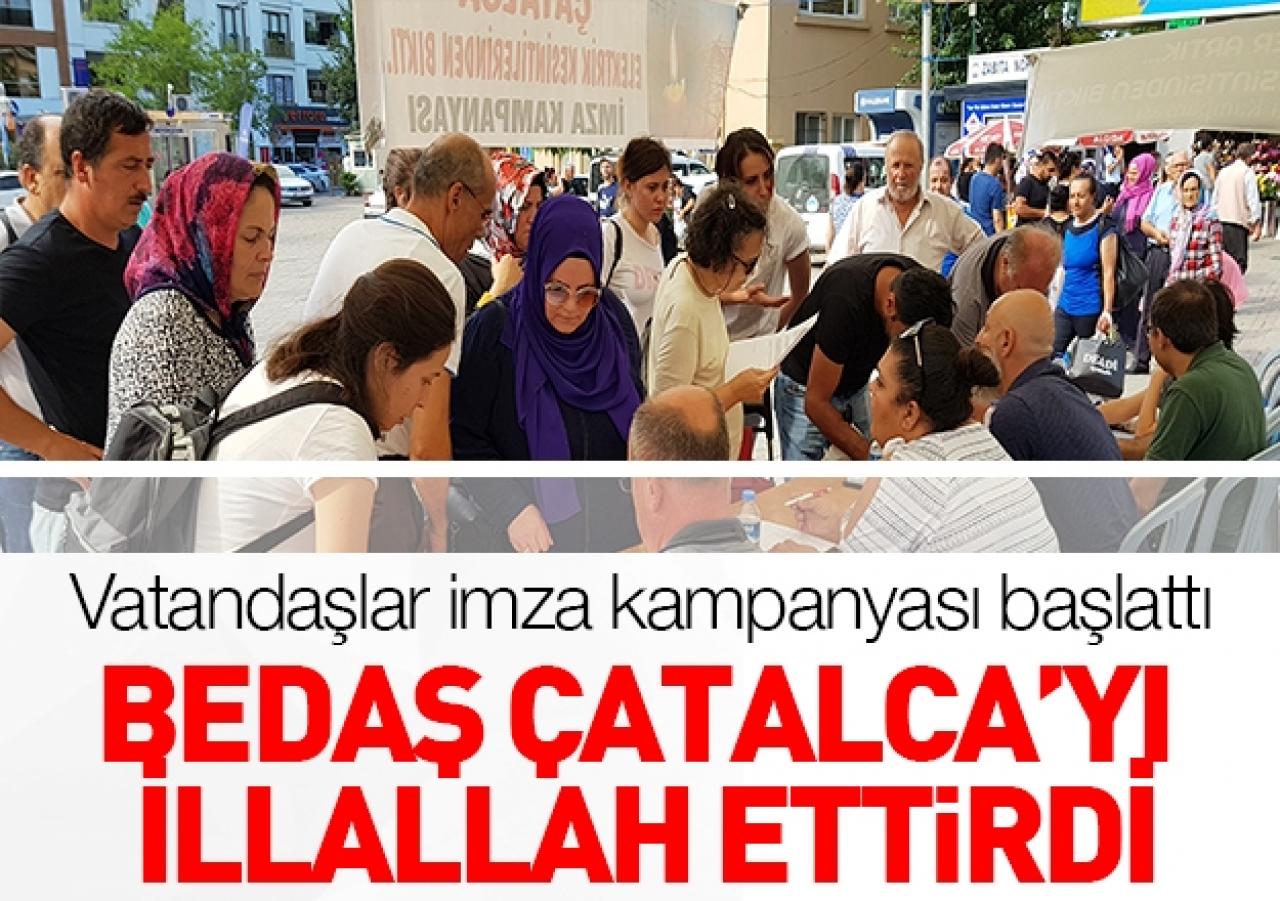 Bedaş Çatalca'yı illallah ettirdi