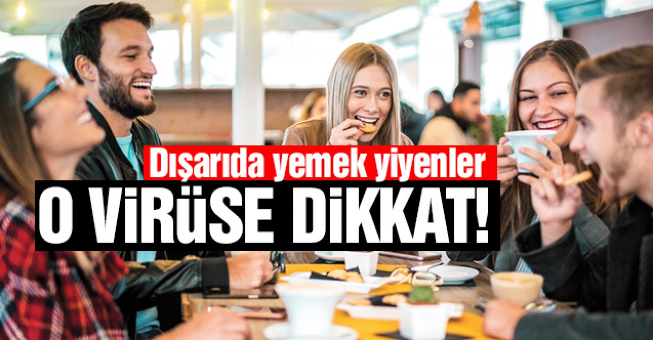 Dışarıda yemek yiyenler 'Salmonella' virüsüne dikkat!