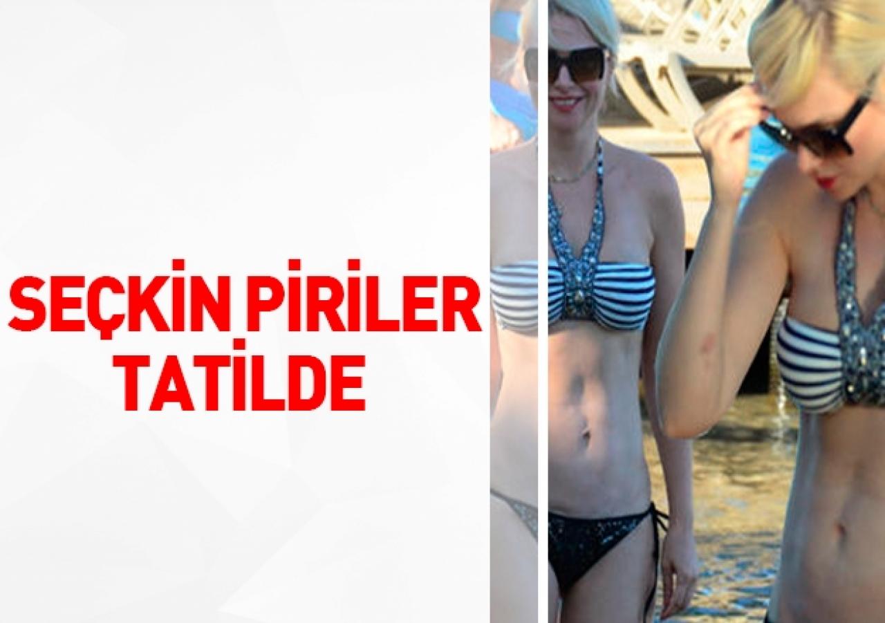 Seçkin Piriler tatilde