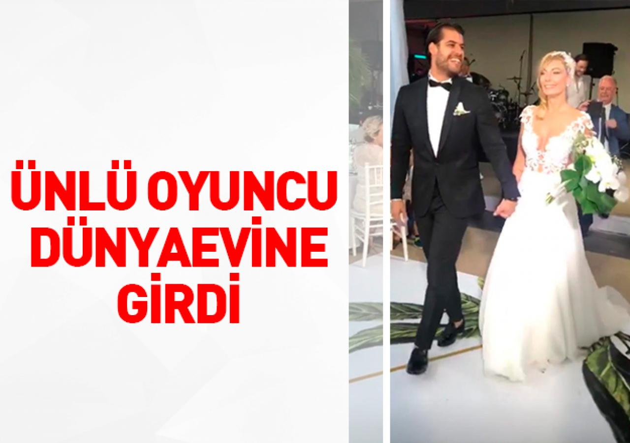 Ünlü oyuncu Özge Özder evlendi