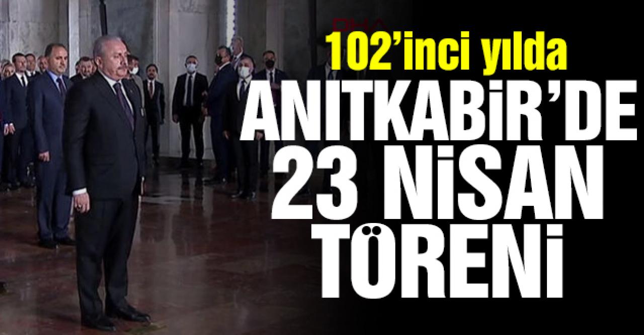 Anıtkabir'de 23 Nisan töreni