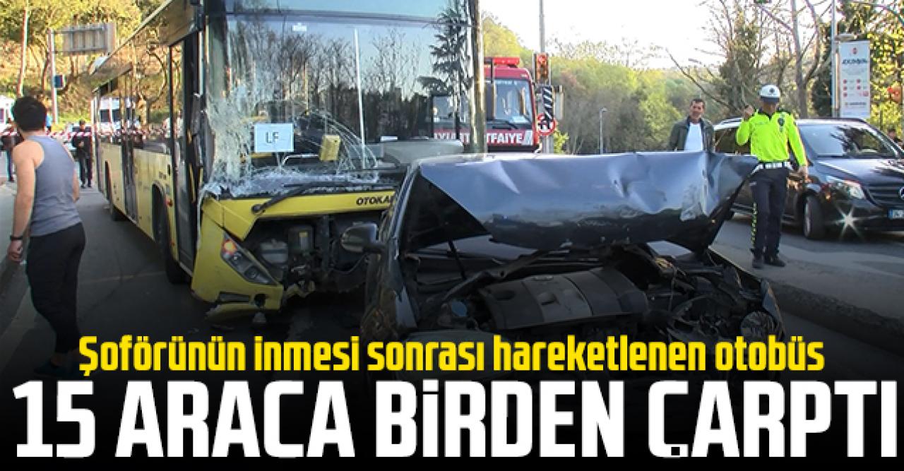 15 araca birden çarptı!