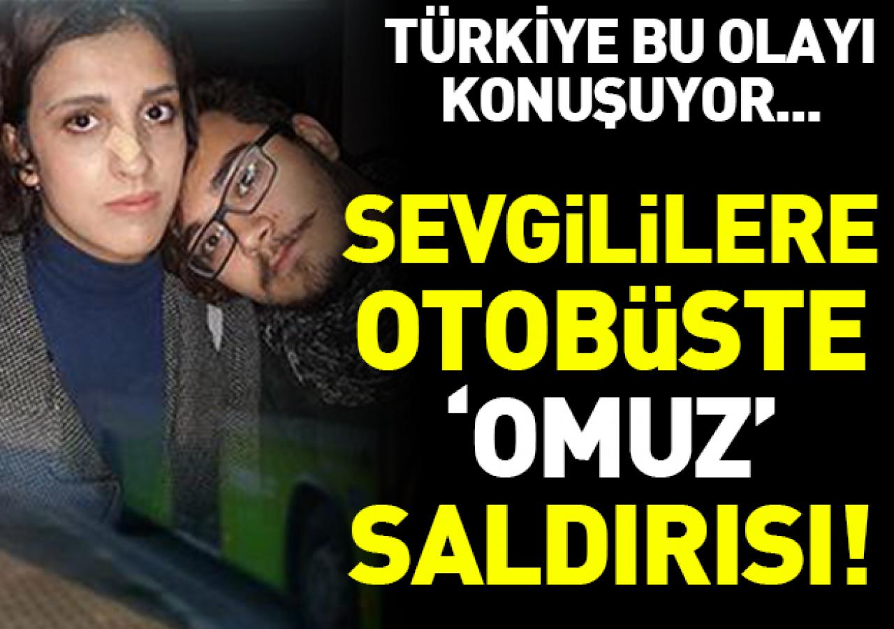 Sevgililere otobüste saldırı!