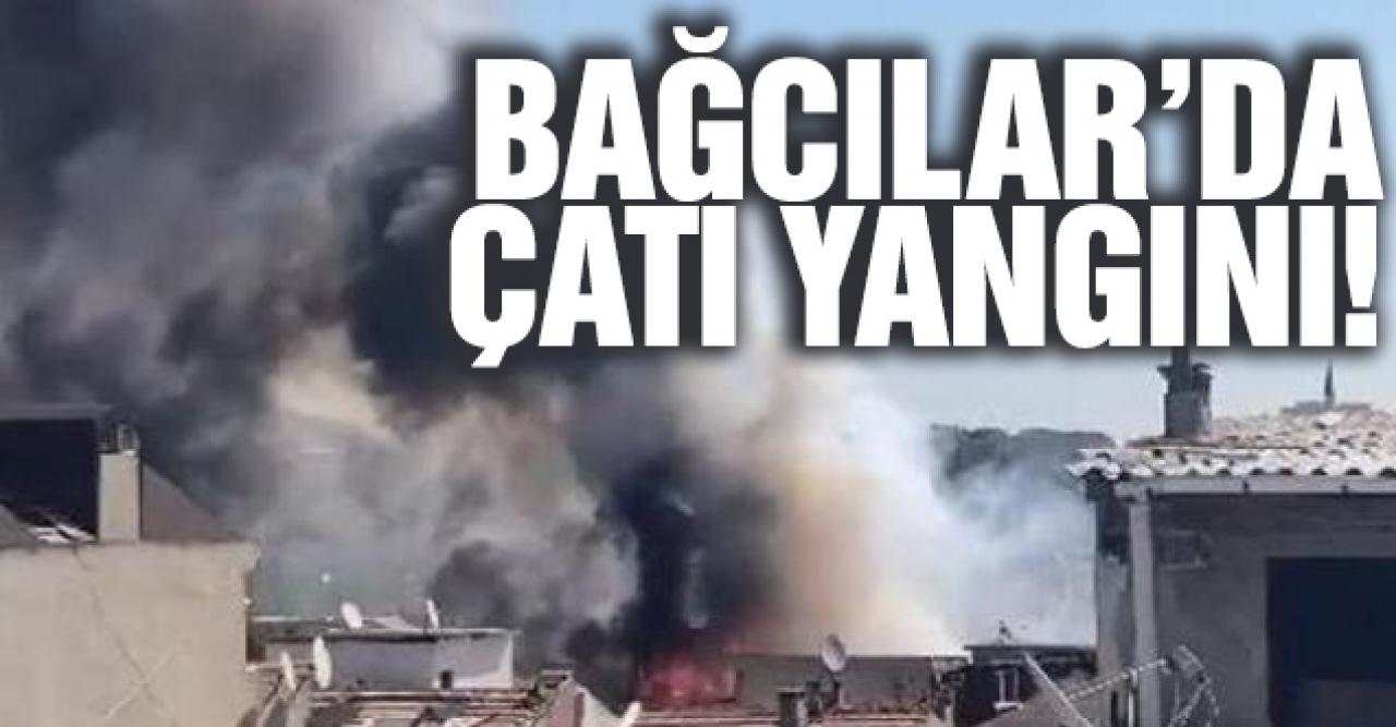 Bağcılar'da çatı yangını