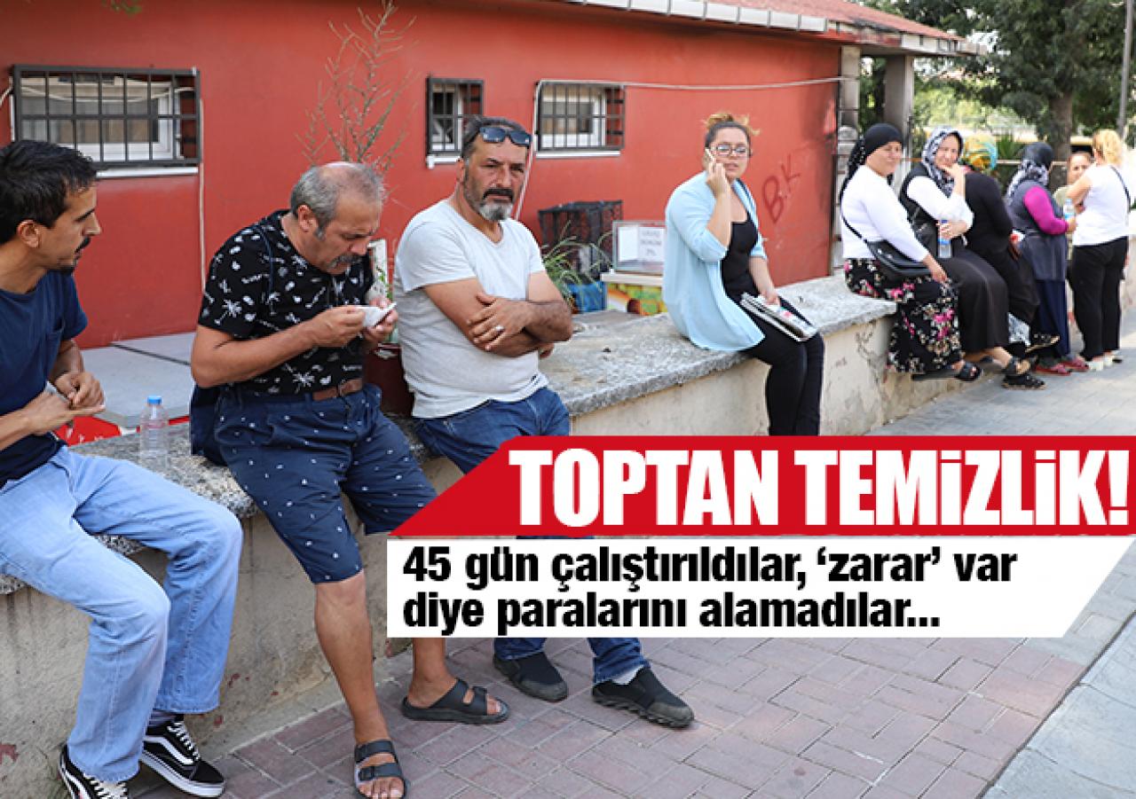 Toptan temizlik!