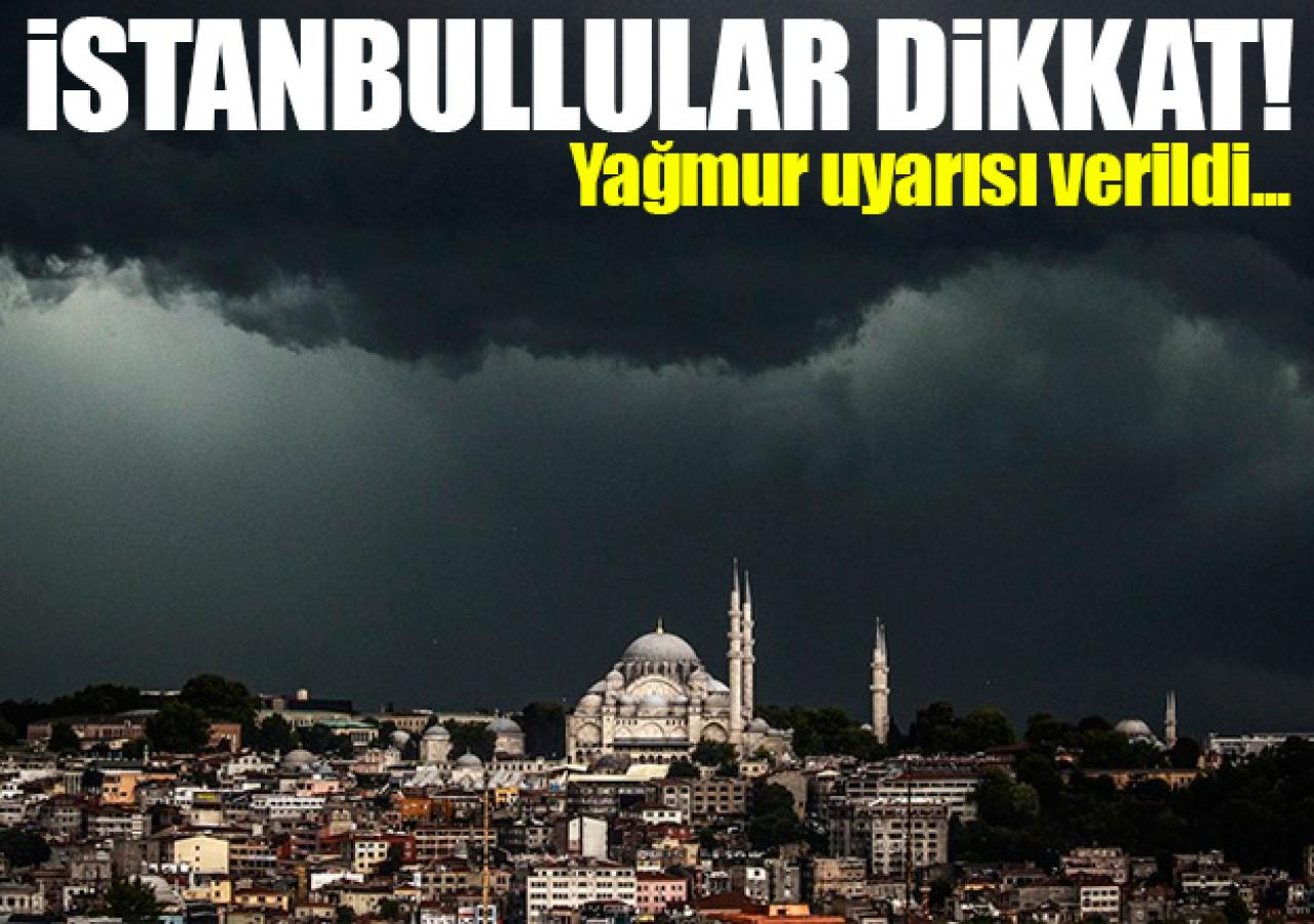 İstanbul'da yağmur beklentisi