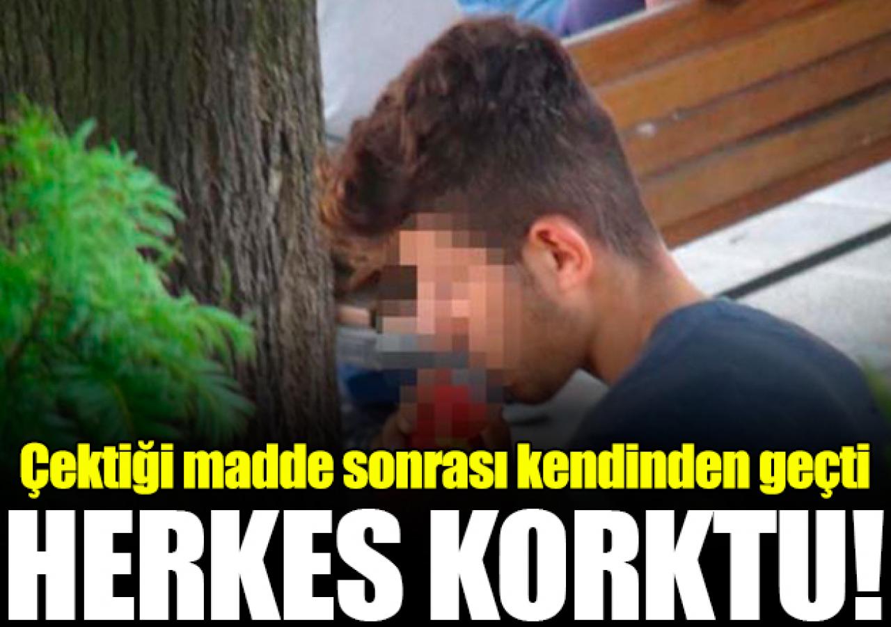 Bonzaiden sonra çakmak gazı tehlikesi! Gezi Parkı'nda böyle görüntülendi