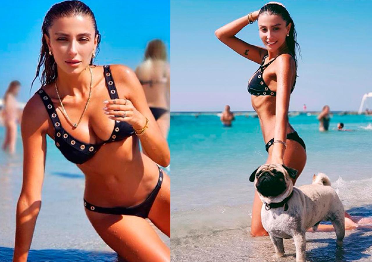 Özge Ulusoy tatilde takipçilerine resital sundu!