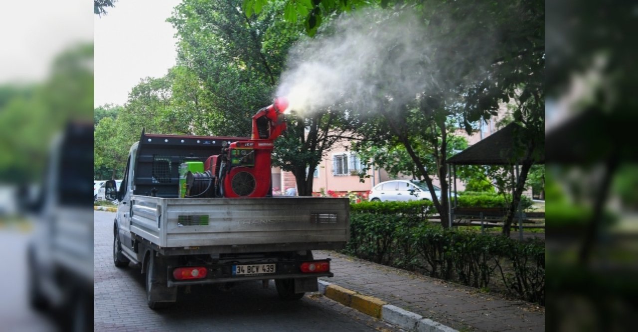 Beylikdüzü'nde haşereler ilaçlanıyor