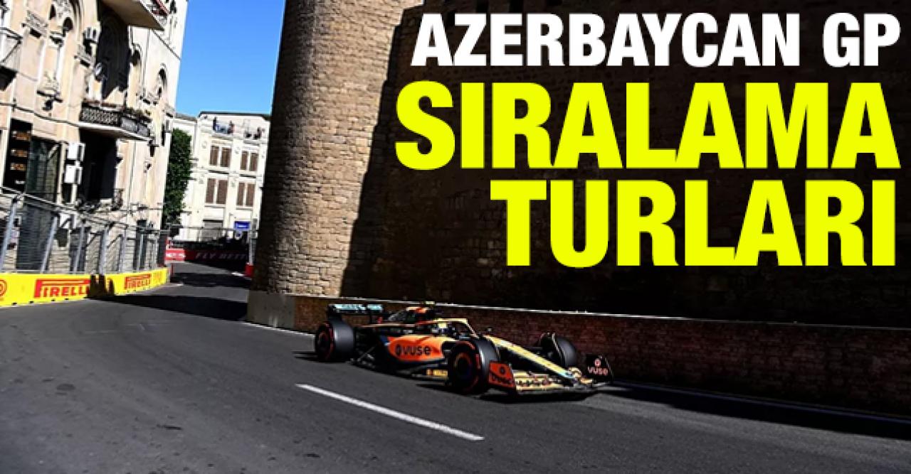 Formula 1 Azerbaycan GP sıralama turları canlı izle