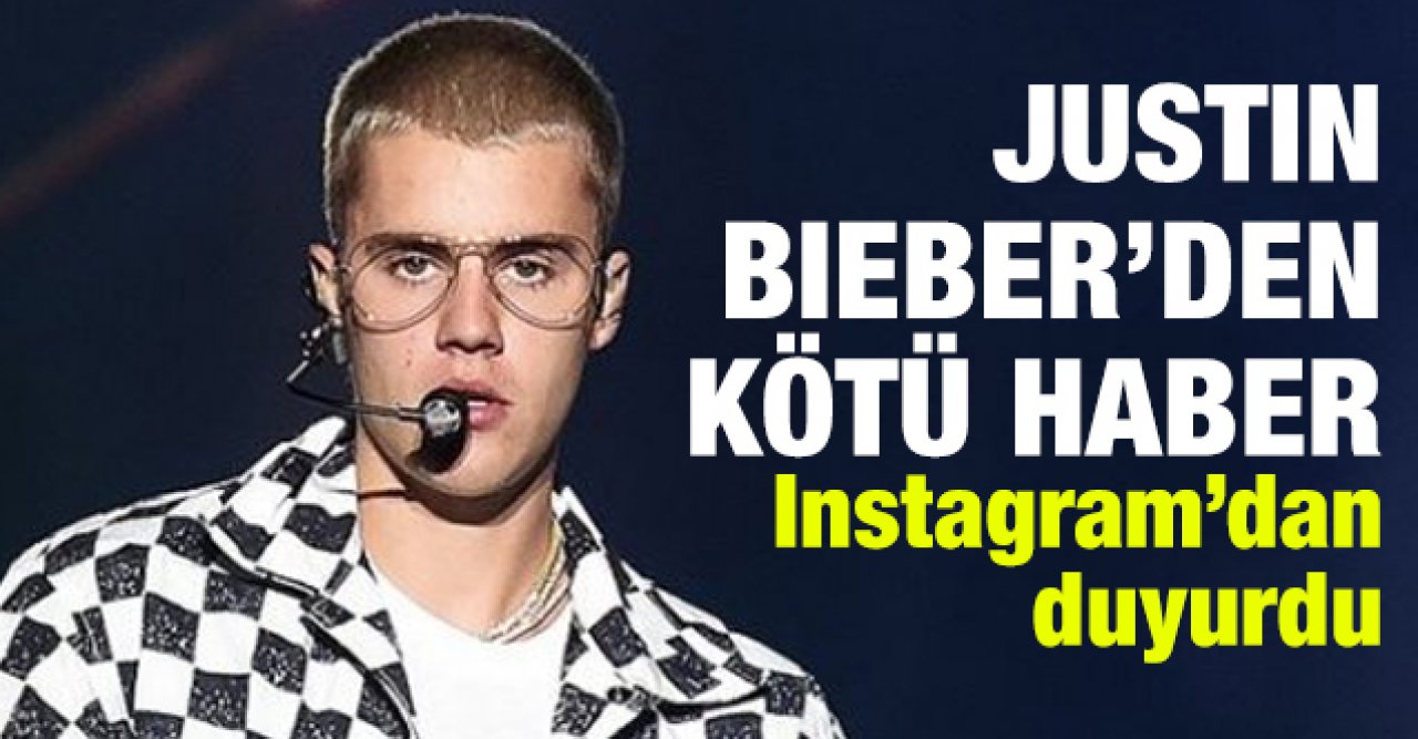 Justin Bieber yüz felci geçirdi