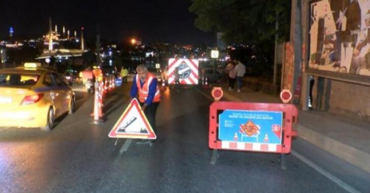 Atatürk Köprüsü araç ve yaya trafiğine kapatıldı