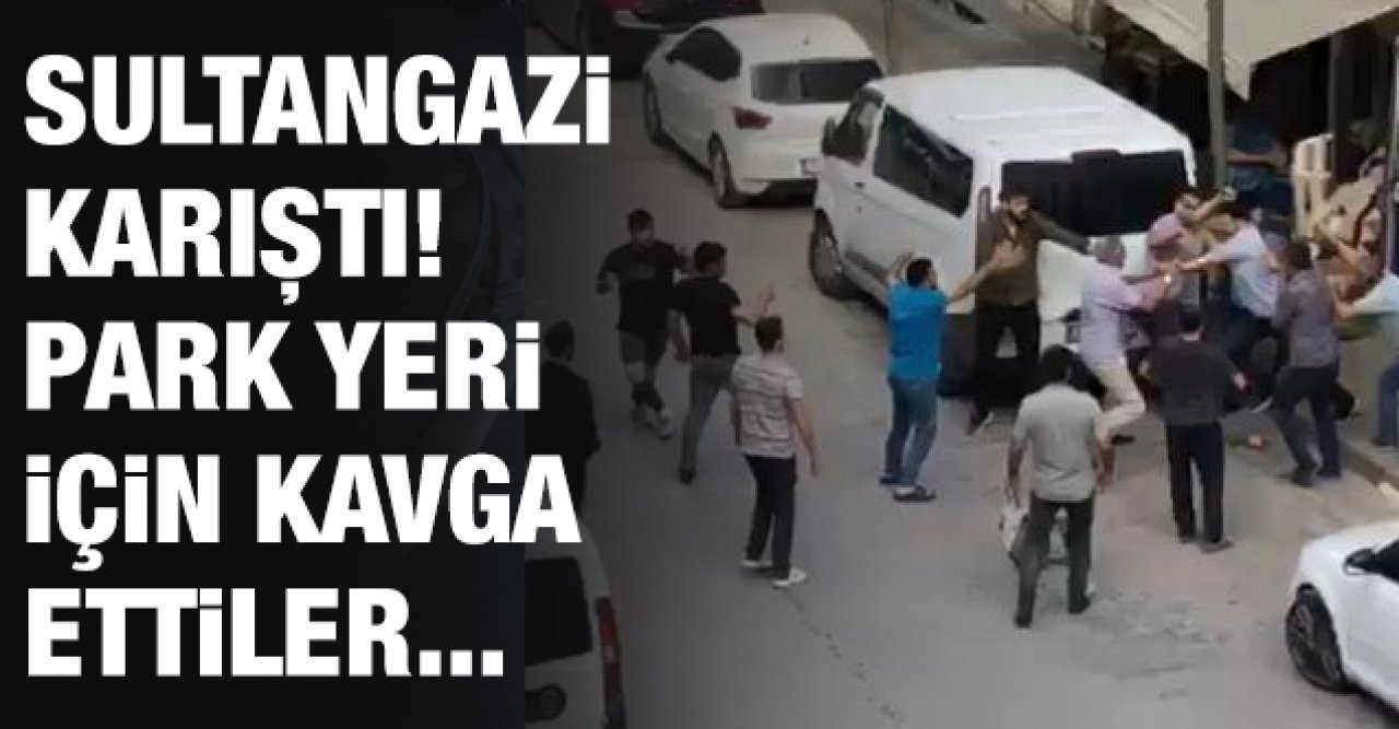 Sultangazi'de esnaf park yeri için birbirine girdi!