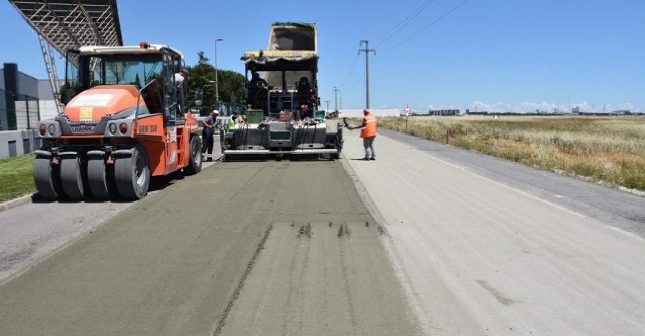 Tekirdağ yolları yenileniyor