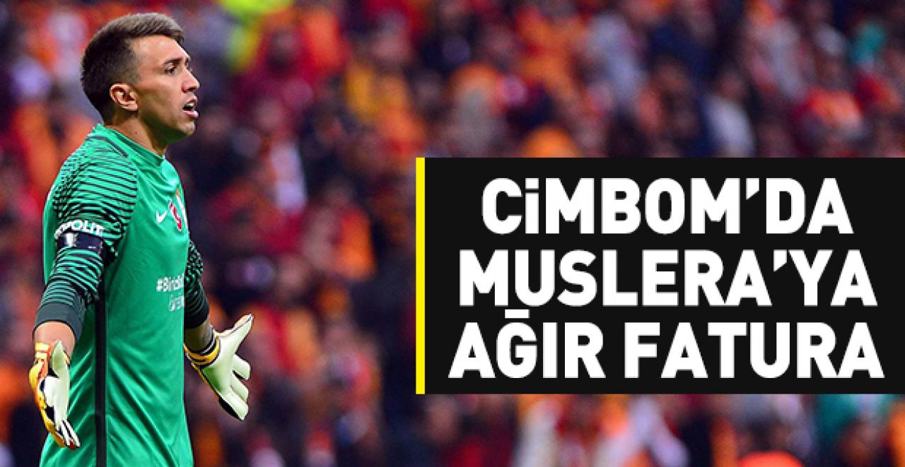 Muslera'ya ağır fatura