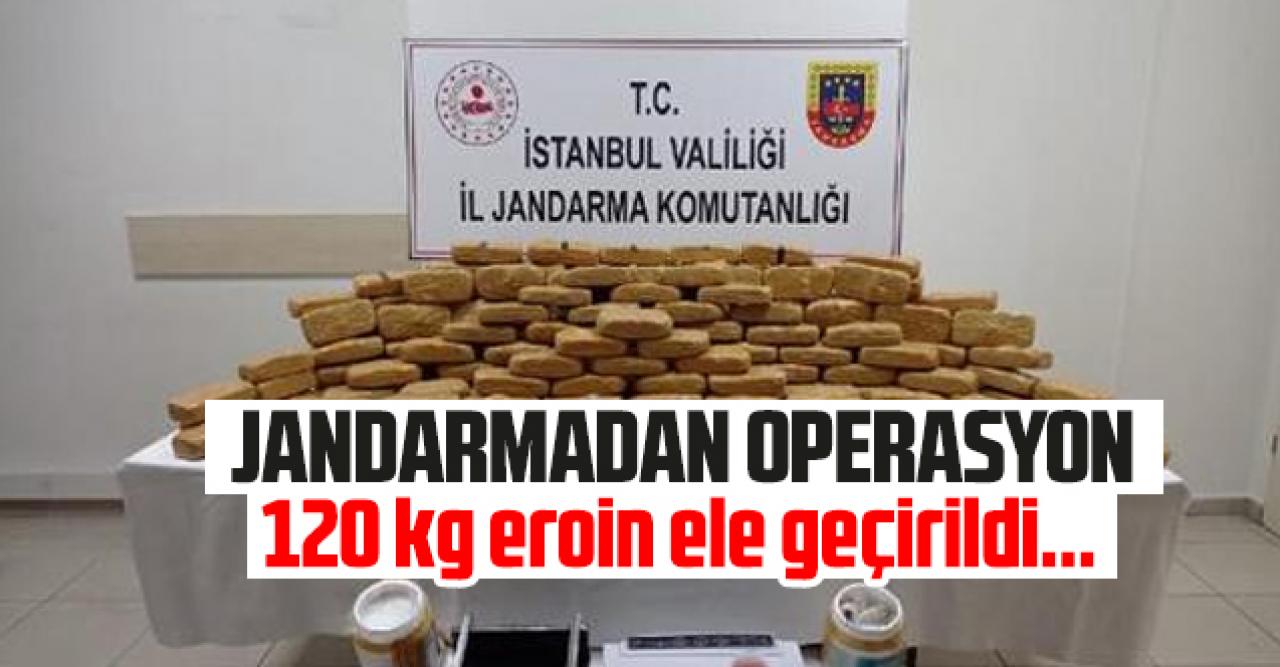 Esenyurt'ta 120 kilogram eroin ele geçirildi