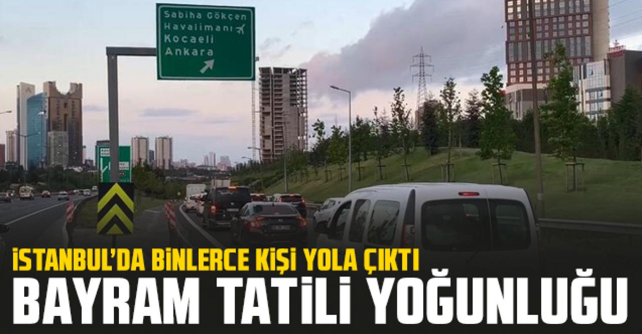 İstanbul'da bayram yoğunluğu başladı