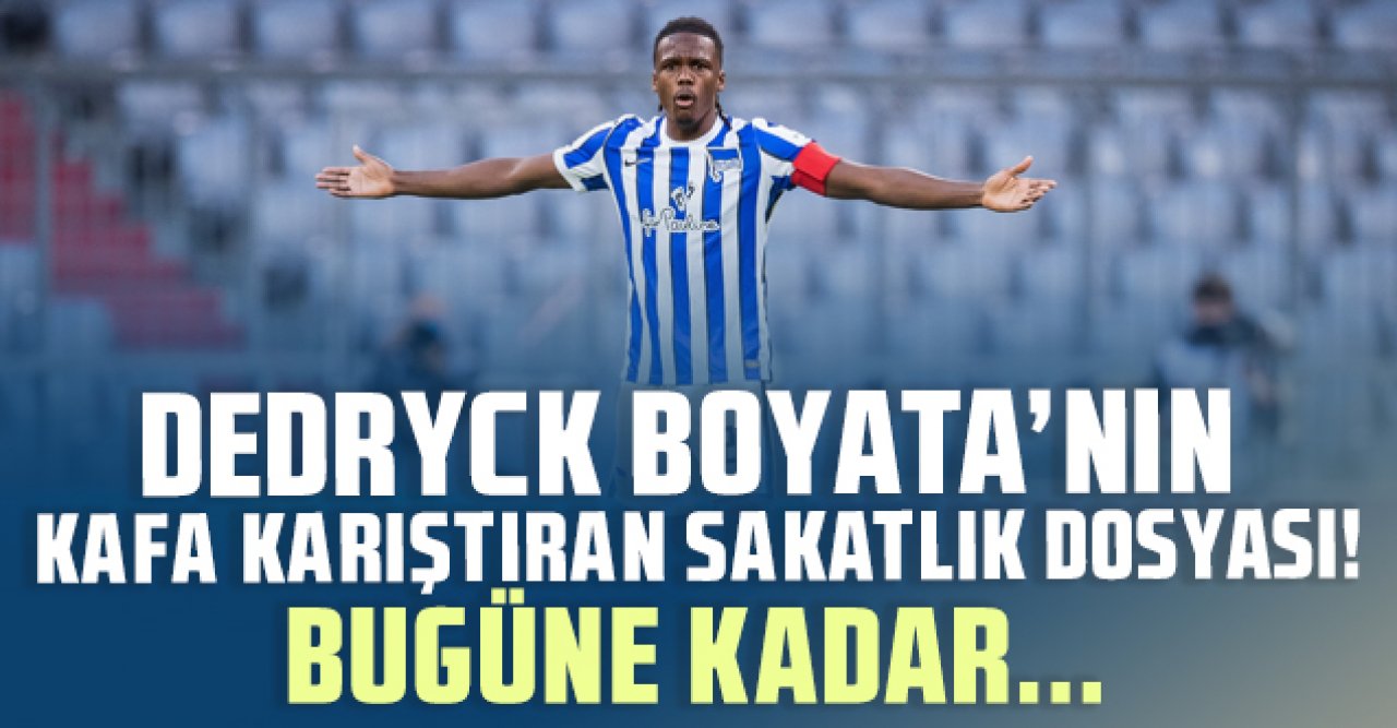 Dedryck Boyata'nın kafa karıştıran sakatlık dosyası! Tam 97 maç...