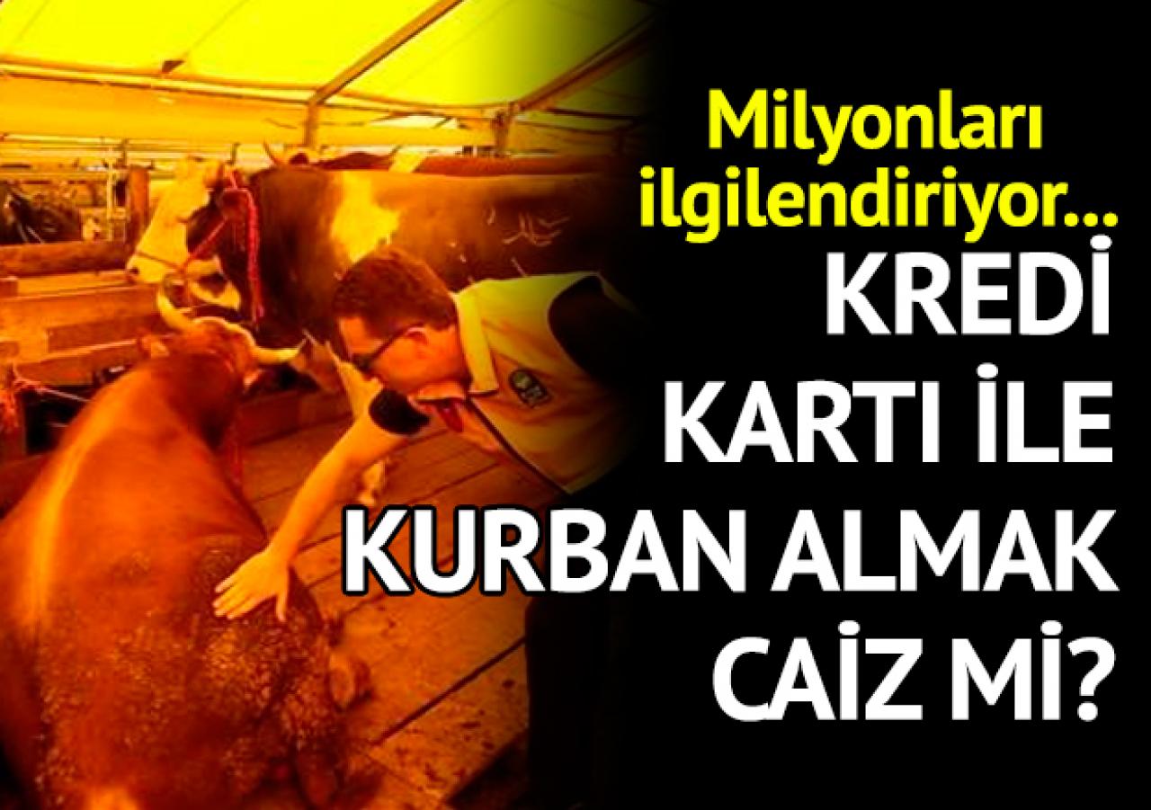 Kredi kartıyla kurban almak caiz midir? Diyanet'ten açıklama