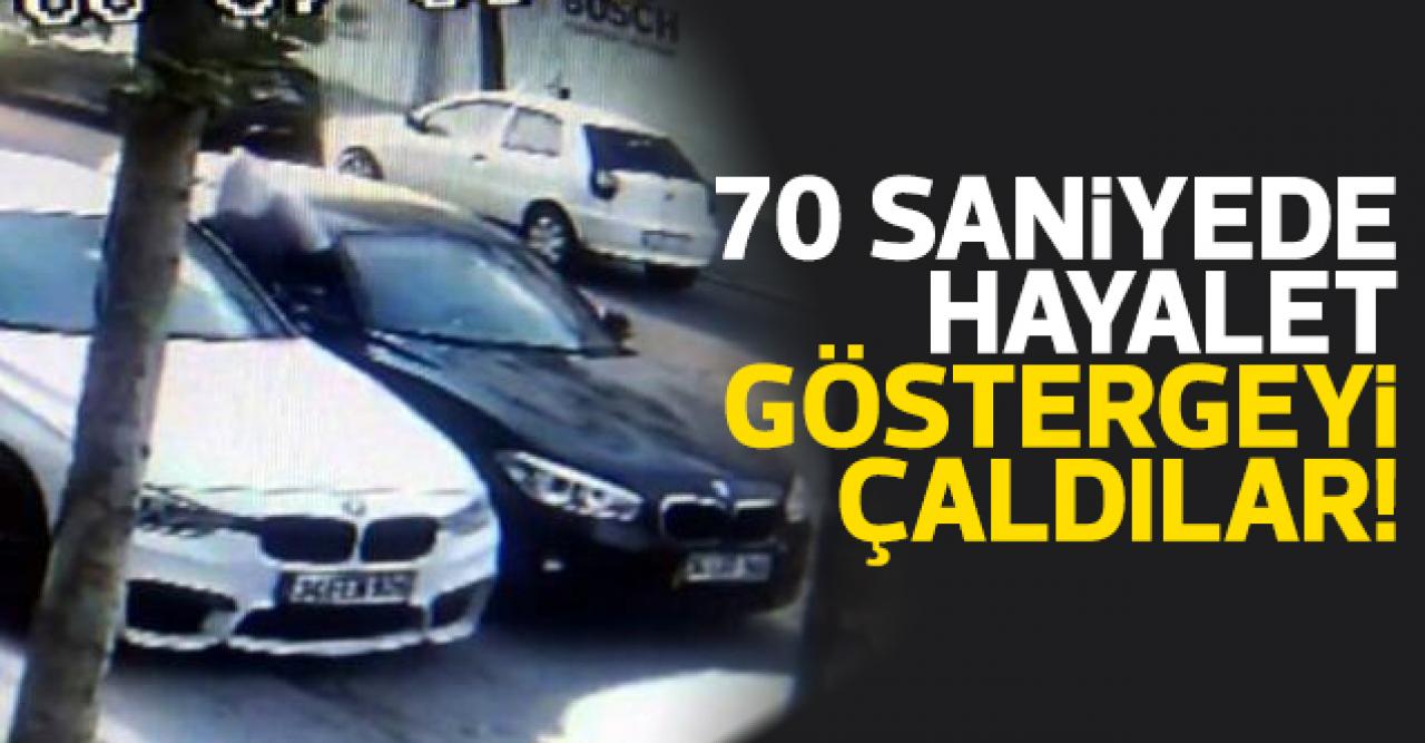 Avcılar'da 70 saniyede hayalet göstergeyi çaldılar