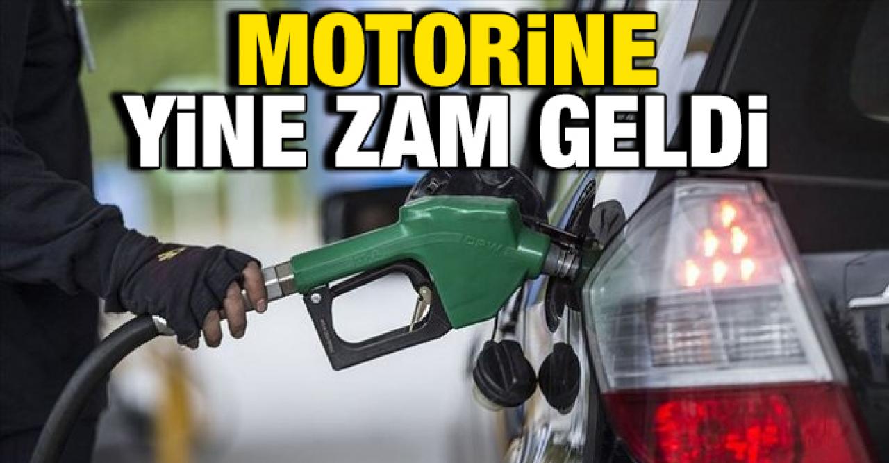 Motorine yarından itibaren zam