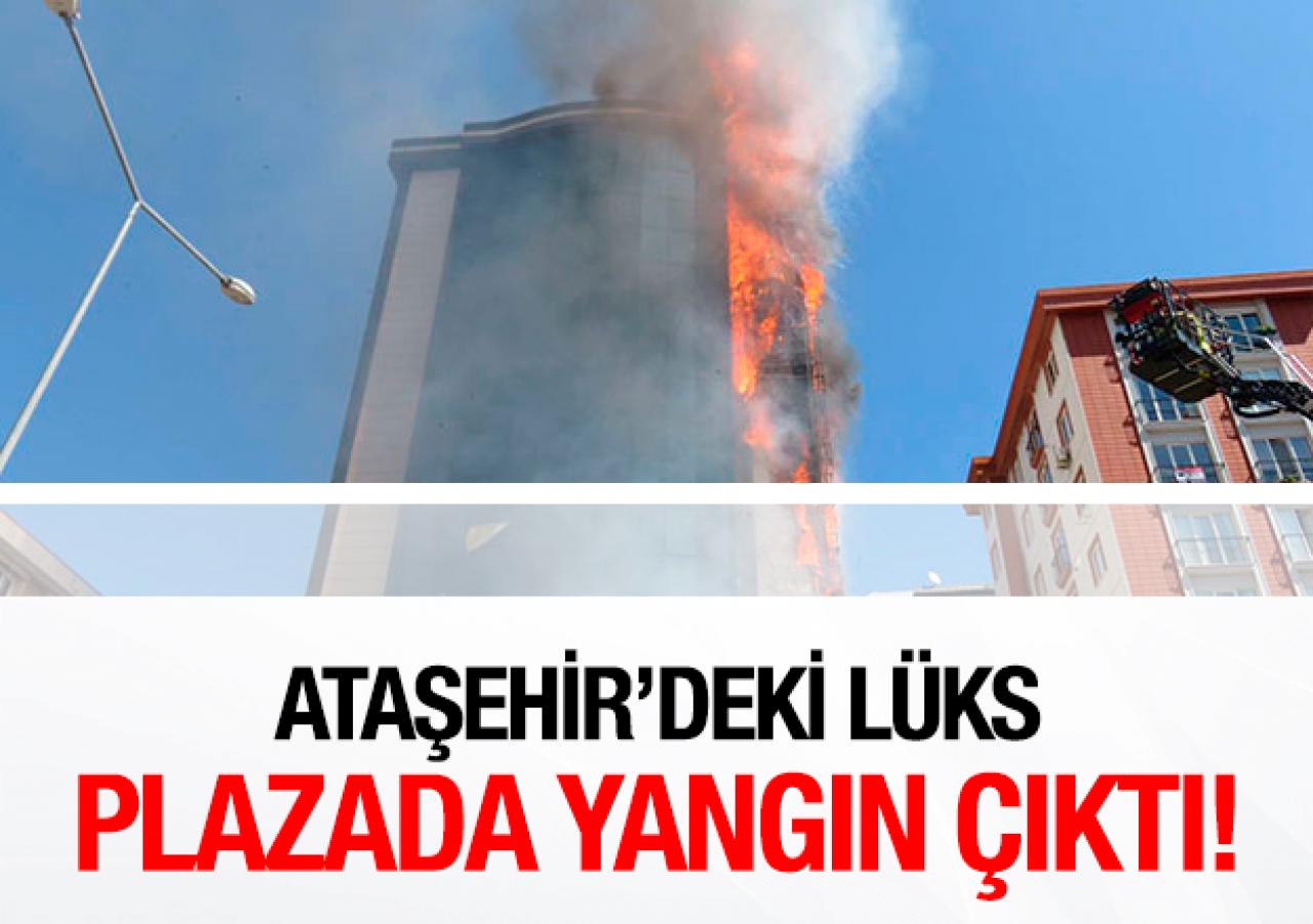 Ataşehir'de plaza yangını!