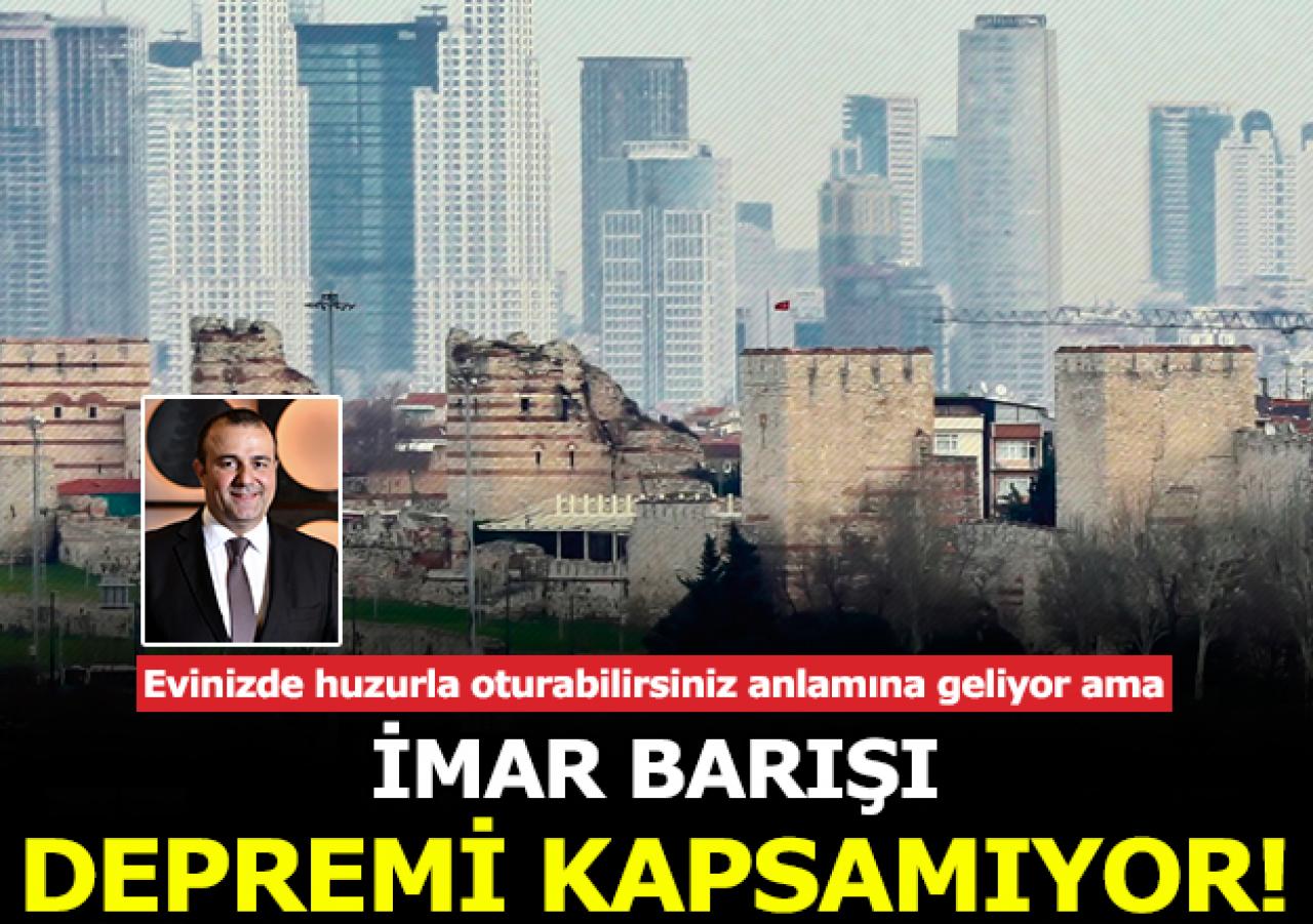 Barış depremi kapsamıyor!