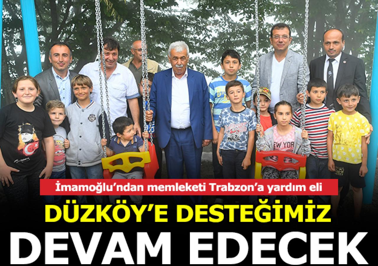 Desteğimiz devam edecek