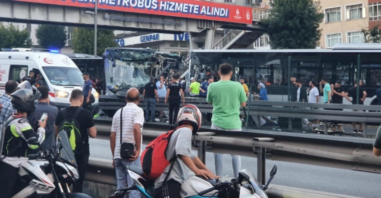 Avcılar'da facia gibi metrobüs kazası!