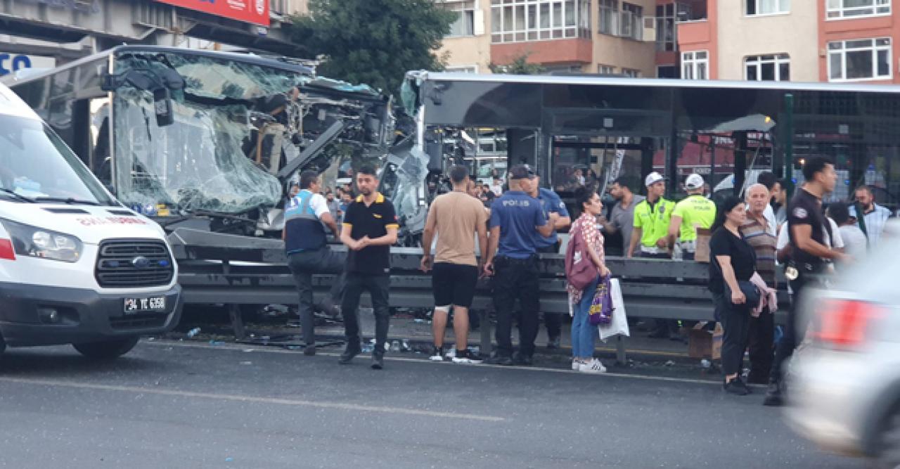 Metrobüs kazasında sürücü fenalaştı iddiası