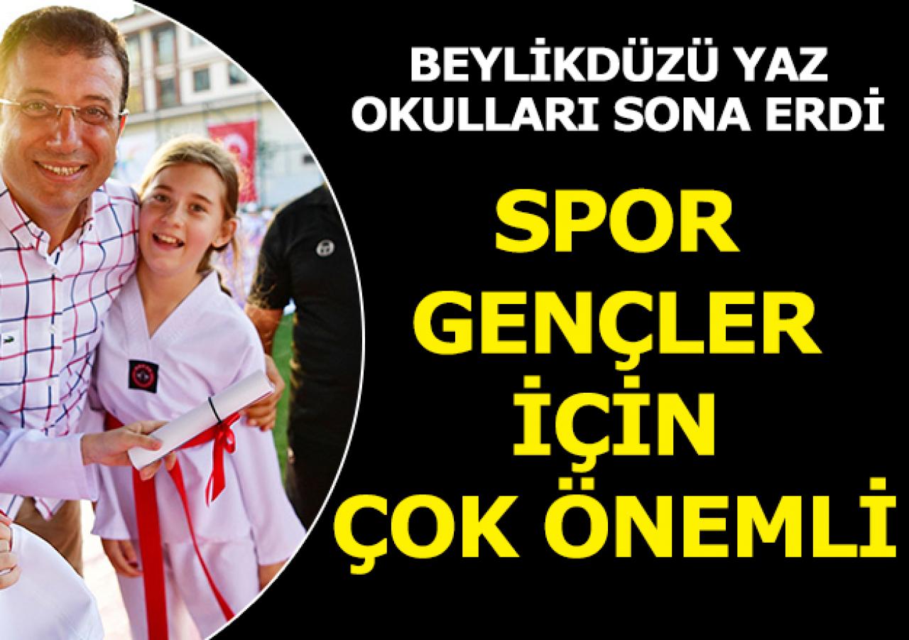 Spor gençler için çok önemli