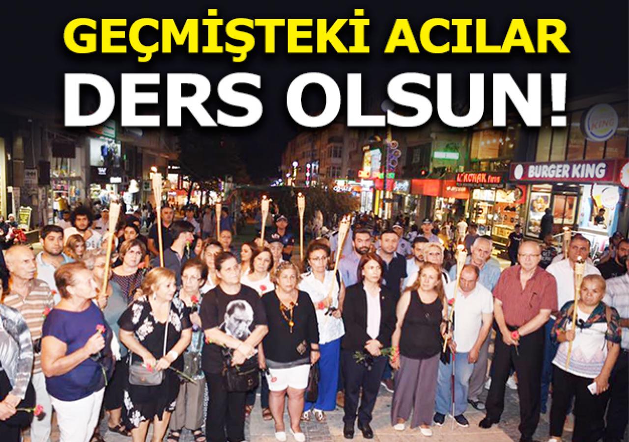 Geçmişteki acılar ders olsun