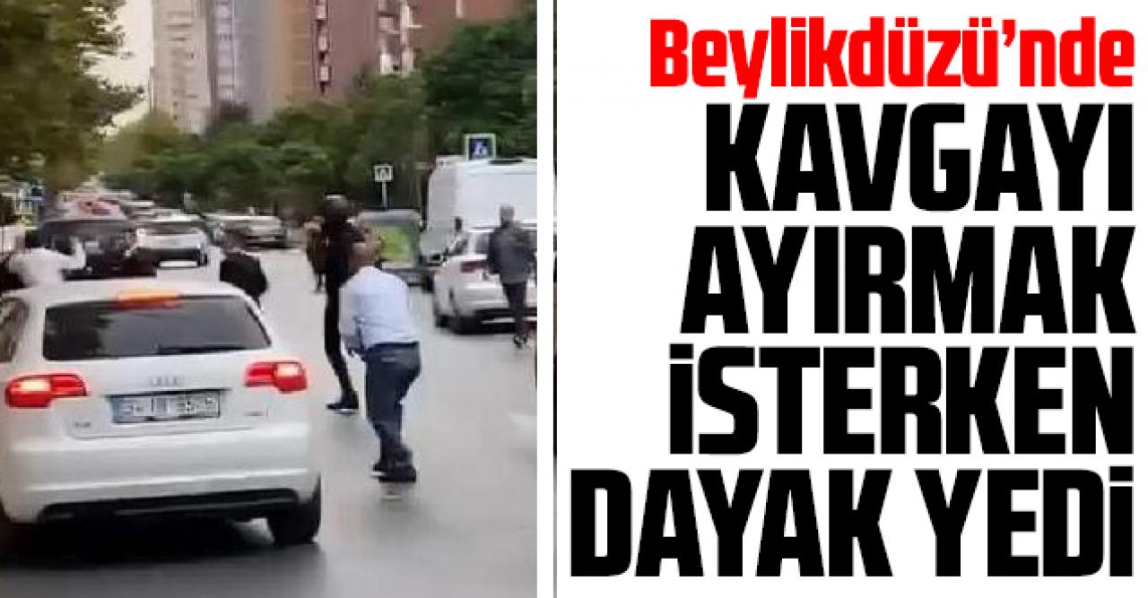 Düğün çıkışı kazasındaki kavgayı ayırmak isterken dayak yedi