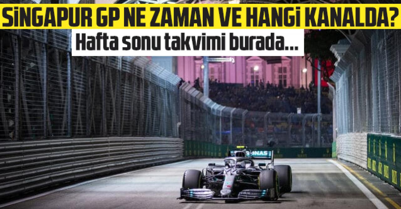 Formula 1 2022 Singapur GP saat kaçta, ne zaman ve hangi kanalda?