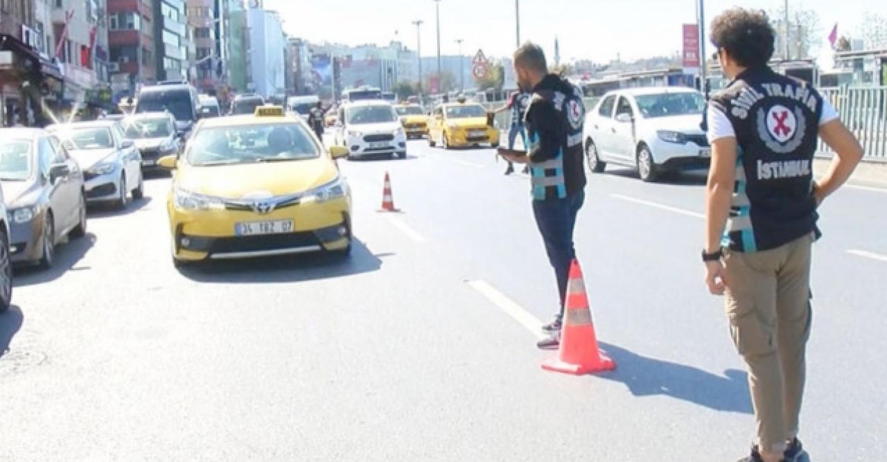 Kadıköy'de taksicilere denetim