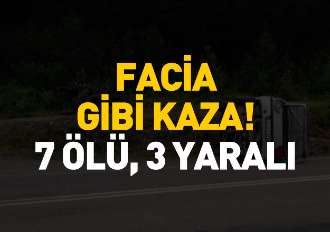 Erzincan'da feci kaza: 3'ü çocuk 7 ölü, 3 yaralı