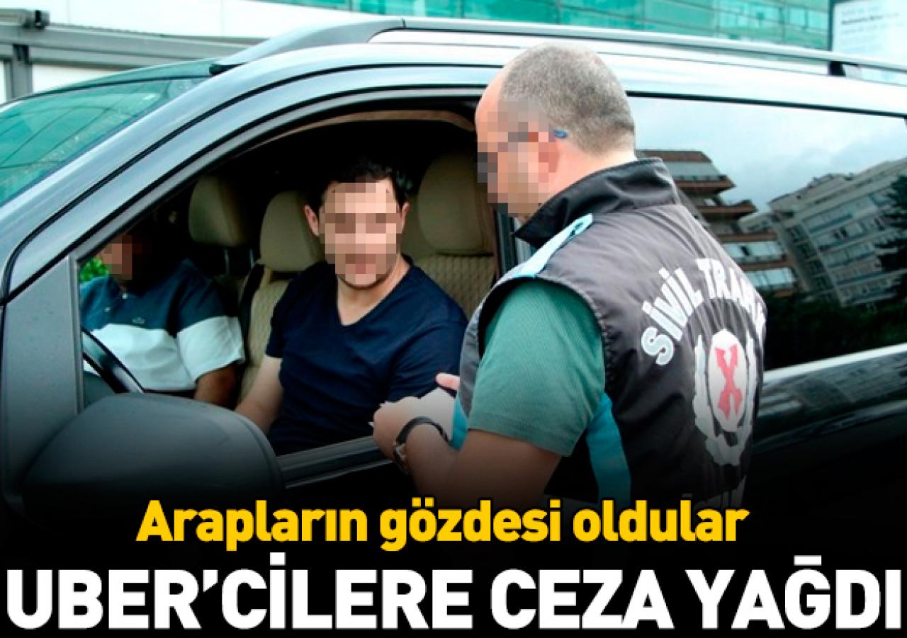 UBER sürücülerine ceza yağdı