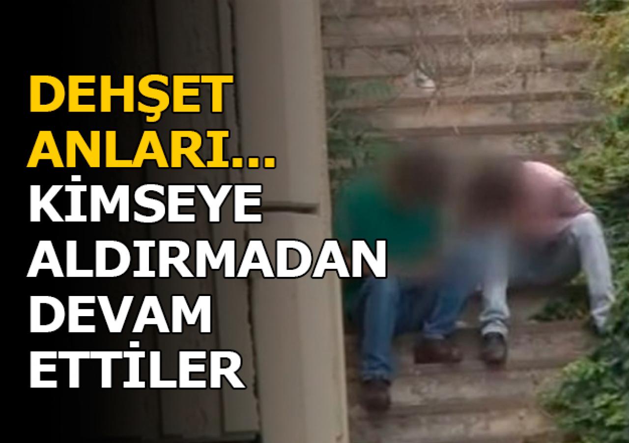 Okmeydanı'nda dehşete düşüren görüntüler