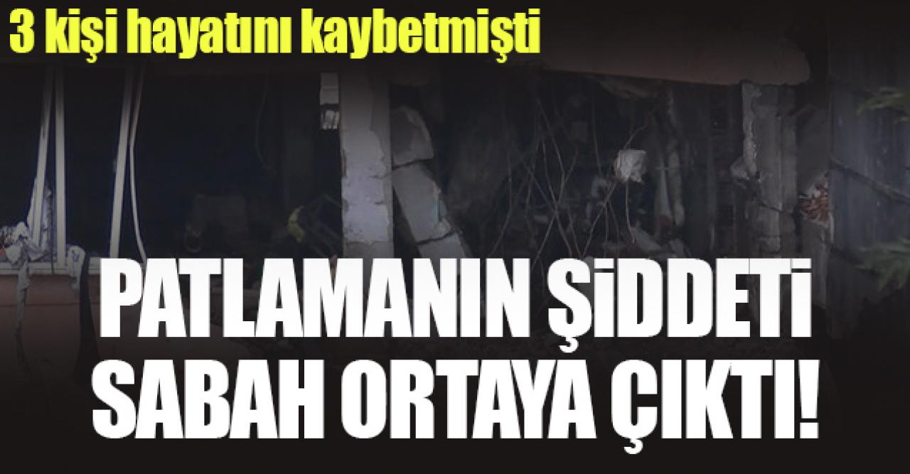 Kadıköy’de 3 katlı binadaki patlamanın şiddeti gün aydınlanınca ortaya çıktı